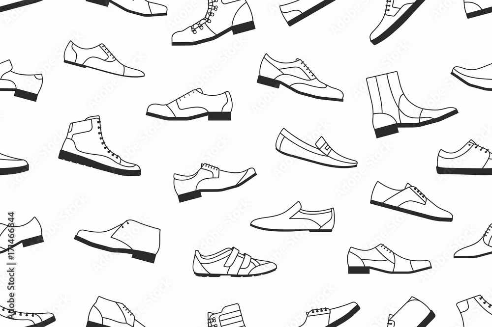 shoes seamless pattern shoes seamless pattern