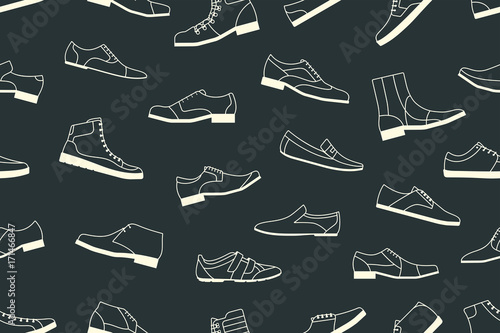 shoes seamless pattern