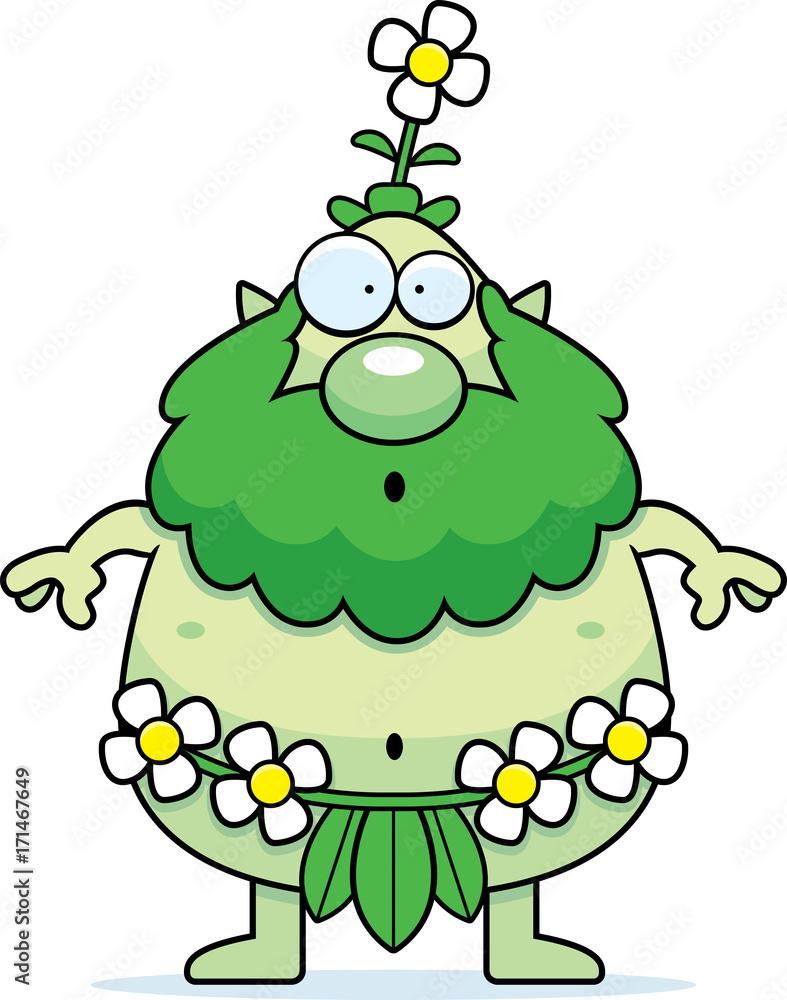 Surprised Cartoon Forest Sprite Surprised Cartoon Forest Sprite