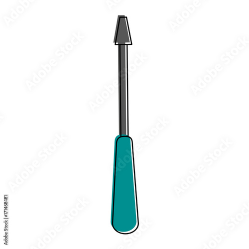 screwdriver tool icon image vector illustration design