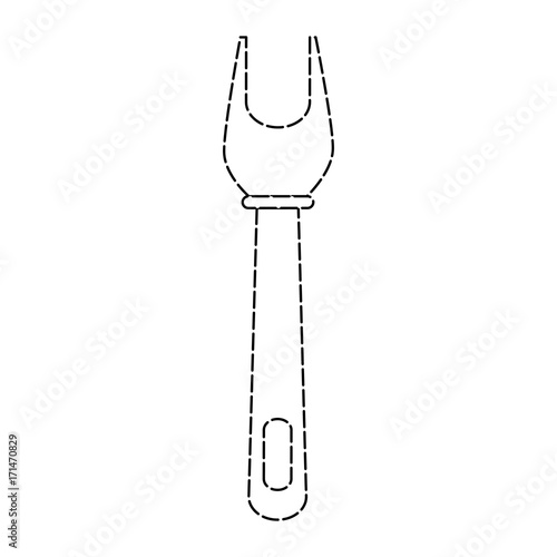 wrench spanner tool icon image vector illustration design