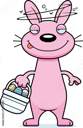 Drunk Cartoon Easter Bunny