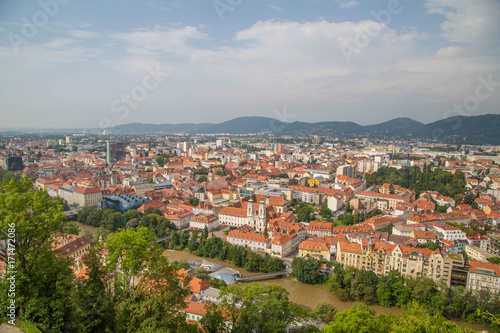 Panorama und Sehenswürdigkeiten von Graz, Austria