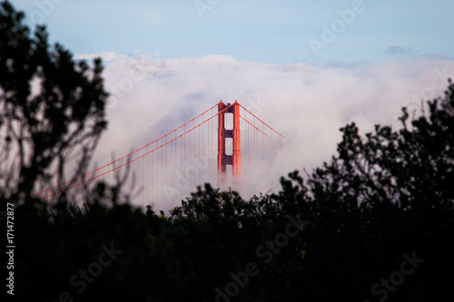 Photography Golden Gate Bridge. San Francisco. California. USA.