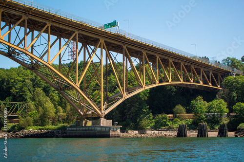 Photo of Iron Worker's Memorial Bridge in Vancouver, BC © Marianne Catafesta