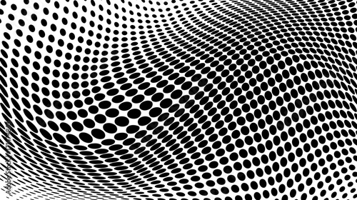 dot halftone. dotted design element abstract morph art background