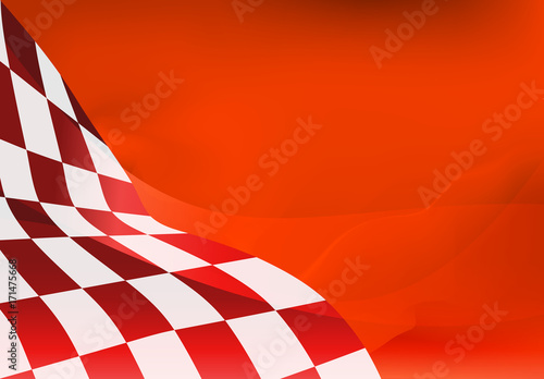 checkered flag background vector race design