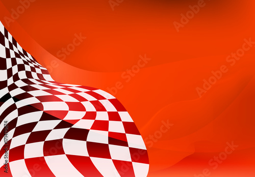 checkered flag background vector race design