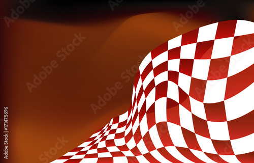 checkered flag background vector race design