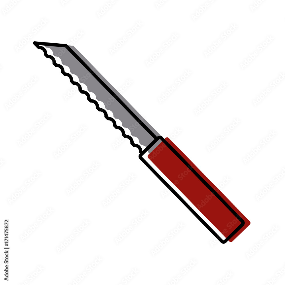 Bread knife isolated icon vector illustration graphic design Bread knife isolated icon vector illustration graphic design