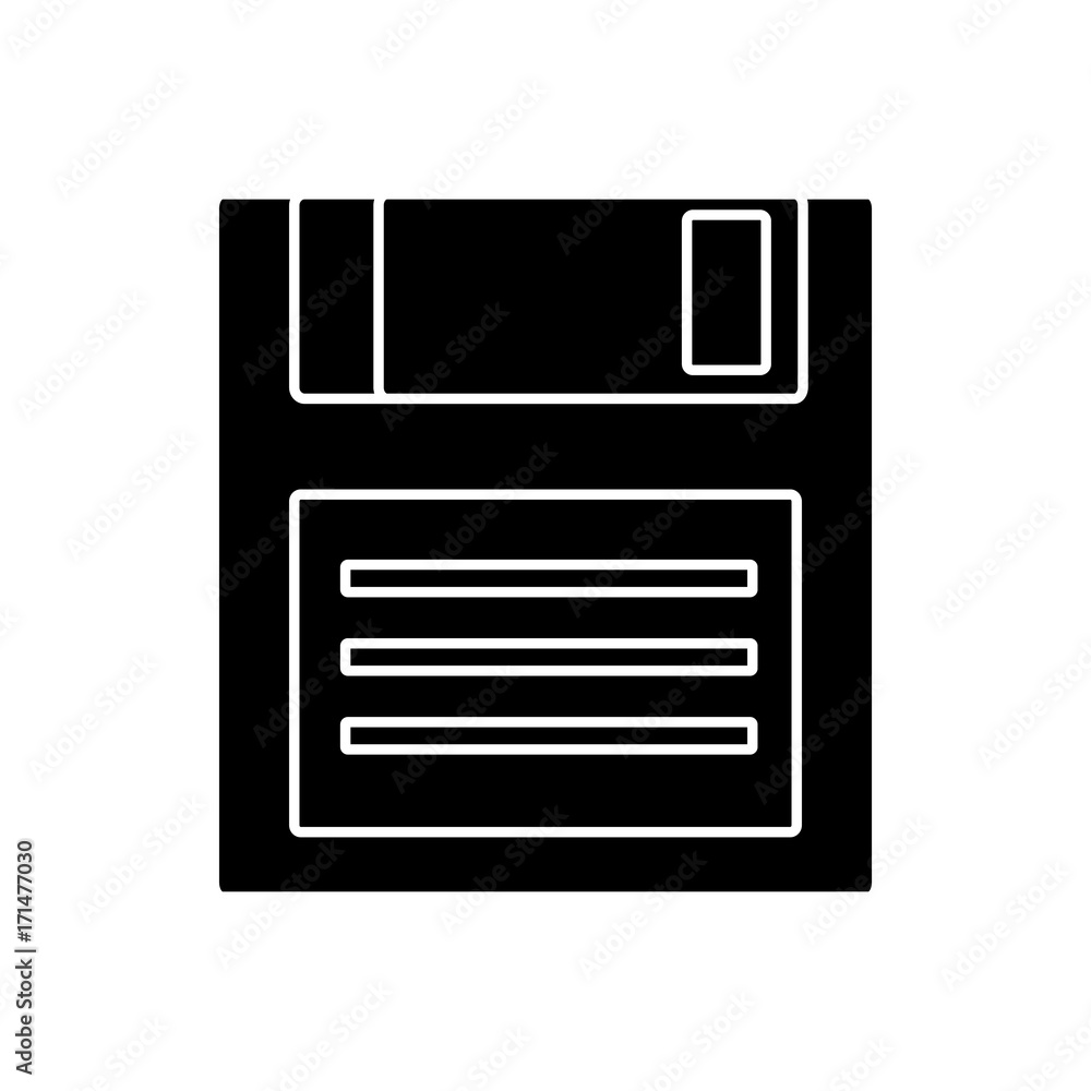 Diskette old technology icon vector illustration graphic design Diskette old technology icon vector illustration graphic design