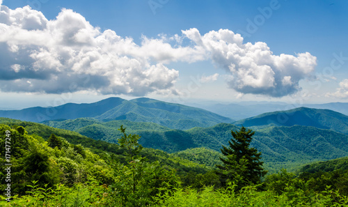 Slika na platnu Scenic Blue Ridge Mountains located in North Carolina, USA