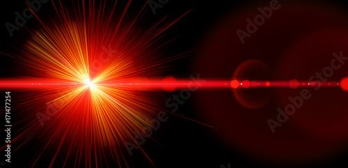 Canvas-taulu Roter Laser