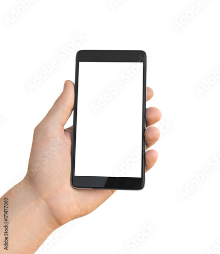 Modern smartphone in hand