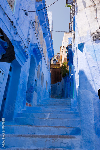 stairs in chefchaouen © Nikolai Link