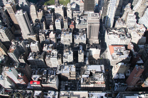 Vue aérienne de building New Yorkais