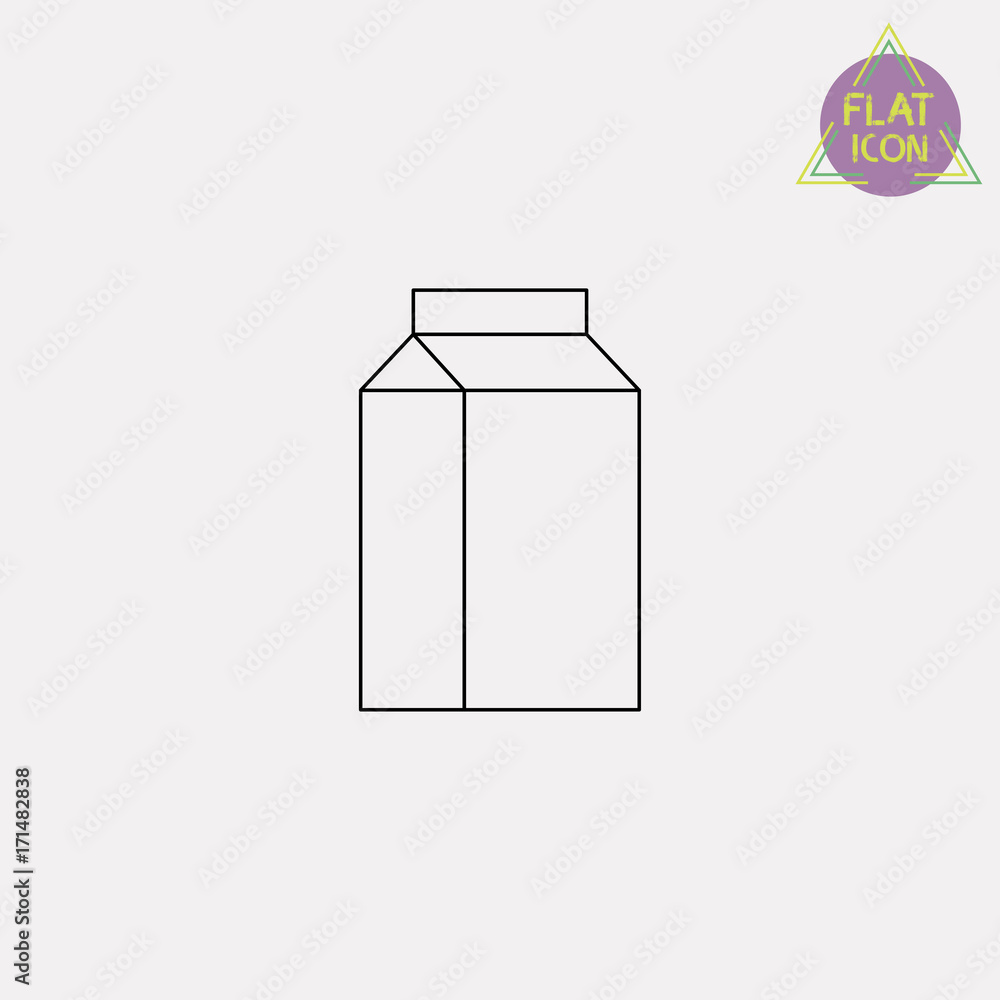 milk line icon milk line icon