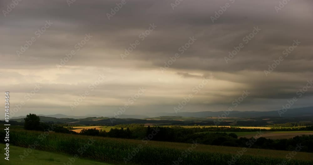 4K パッチワークの丘