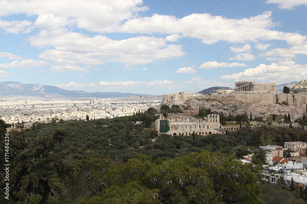 Obraz premium Ateny, Grecja, 2017