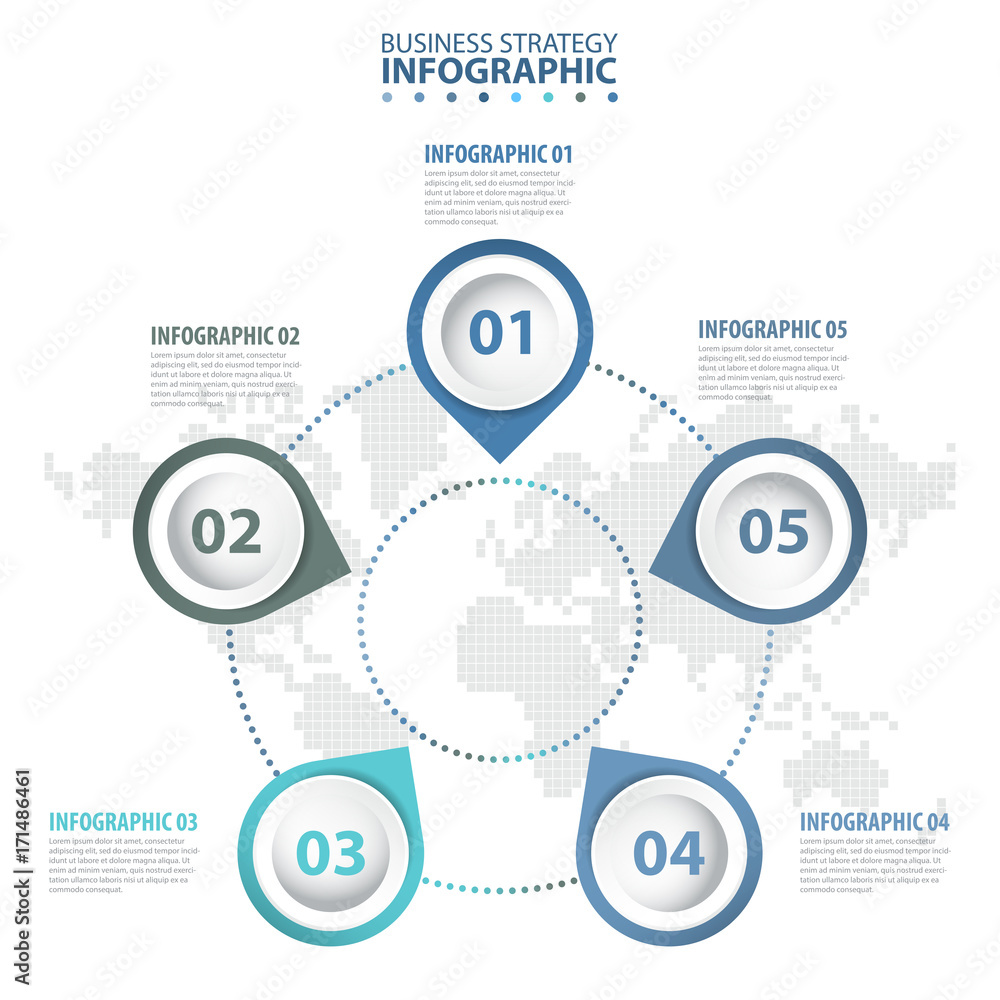6 steps Business Infographics, strategy, timeline, design template blue grey color tone 6 steps Business Infographics, strategy, timeline, design template blue grey color tone