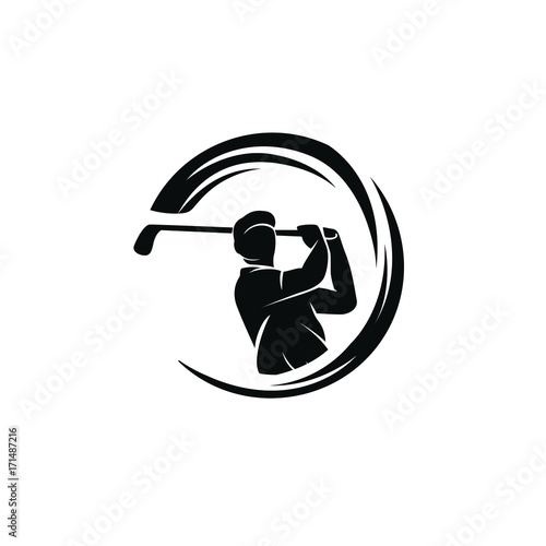 human hit golf logo