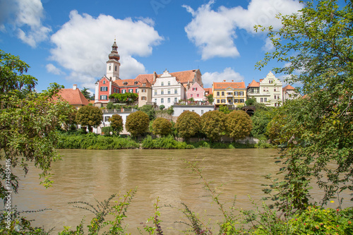 Altstadt Panorama von Frohnleiten bei Graz in der Steiermark, Österreich