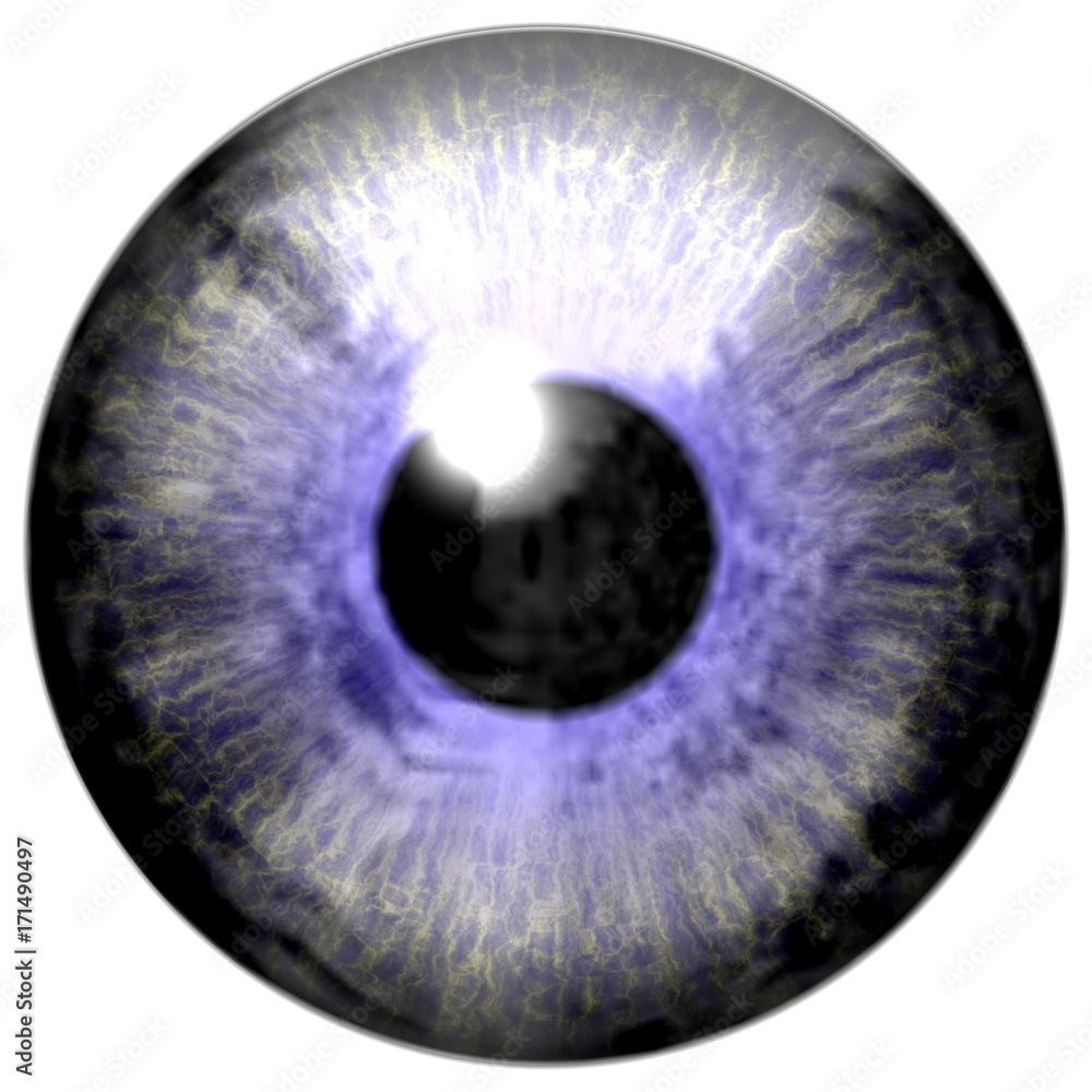 Sharp attractive deep eye texture