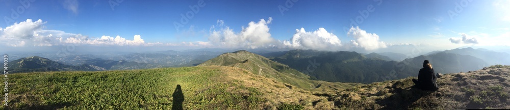 Panorama dal Monte Cusna