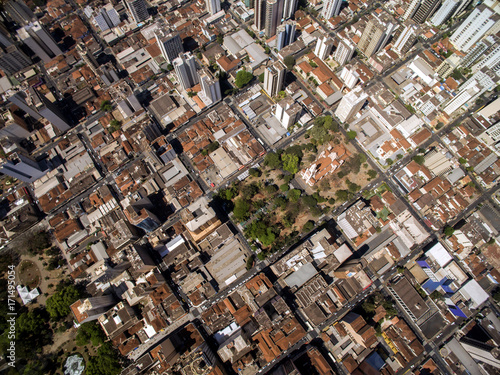 Aerial View of Ribeirao Preto city in Sao Paulo, Brazil