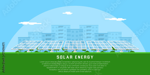 solar energy concept