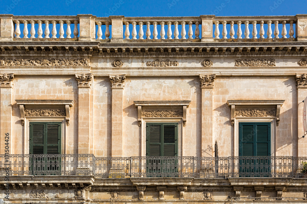 Scicli (Sicily, Italy) - Palazzo Mormino-Penna. Thanks to its elegant palazzi and churches, and its picturesque shape, it is famously known as the “Baroque Jewel”.
