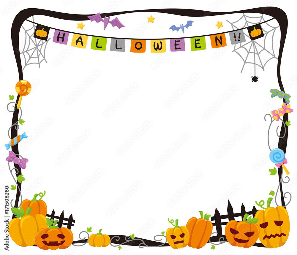 ハロウィンフレーム Helloween Stock Vector Adobe Stock