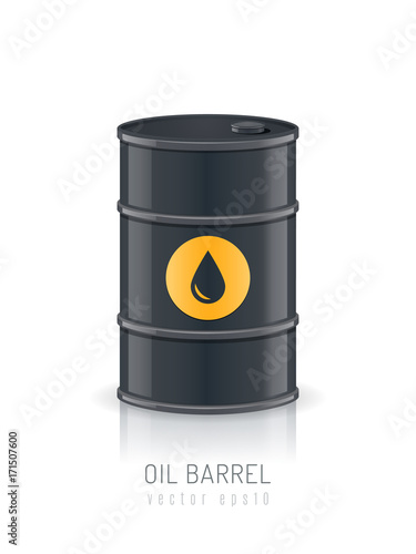 Oil barrel vector illustration