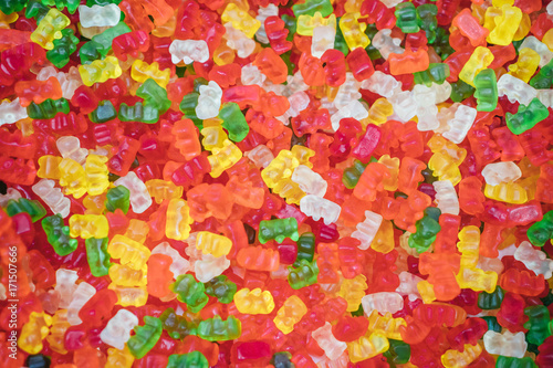 Картината върху платно gummy bears