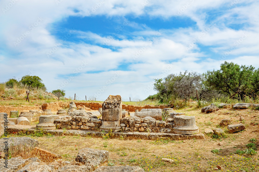Historic ruins on Crete Island