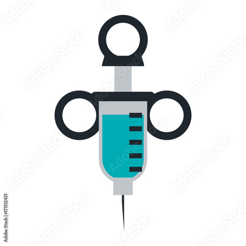 syringe dentistry icon image vector illustration design 