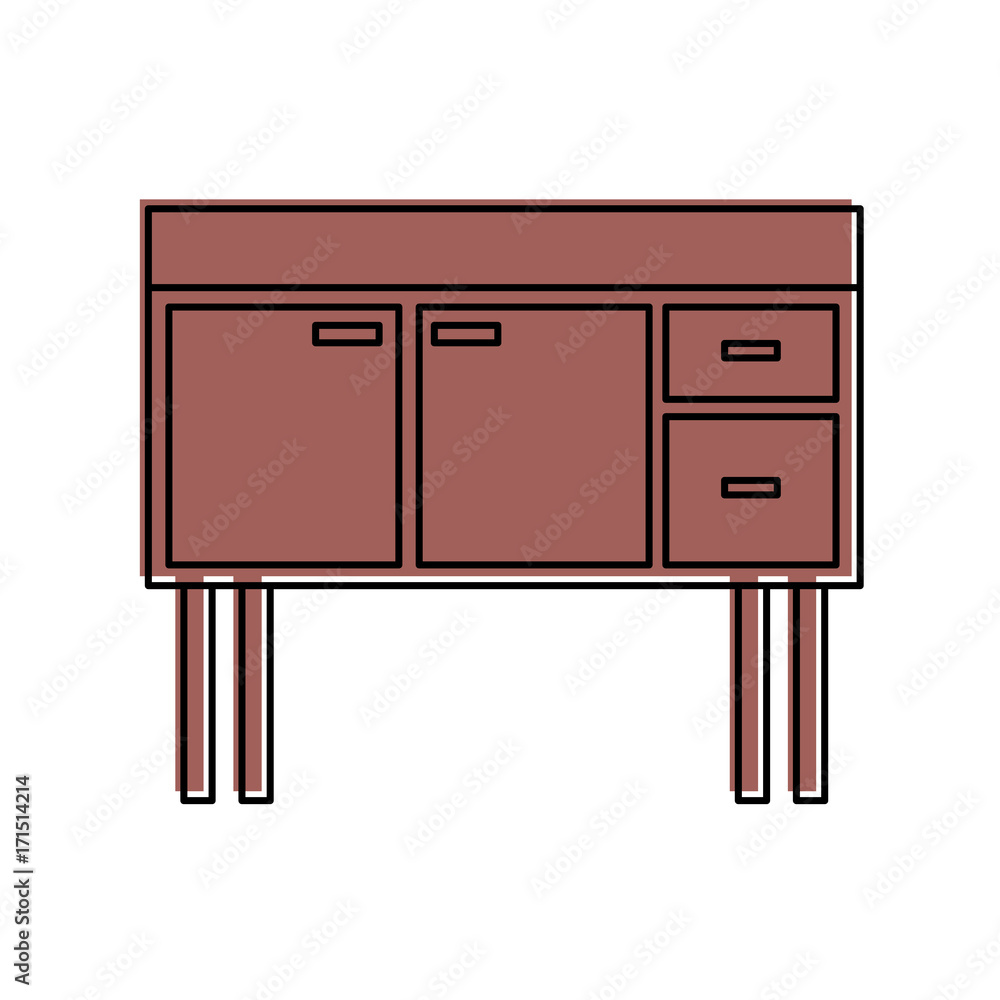 table drawer furniture interior decoration design element vector illustration table drawer furniture interior decoration design element vector illustration