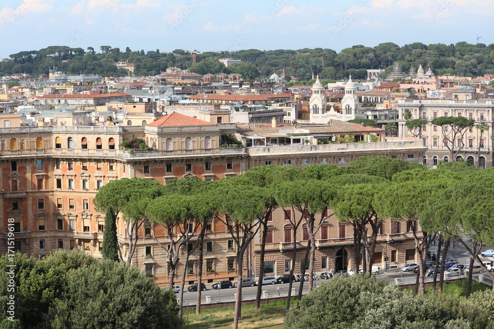 Naklejka premium Italy Cities aerial view