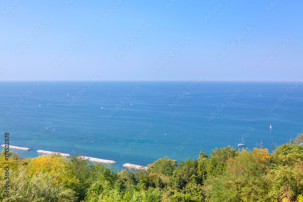 blue sea landscape