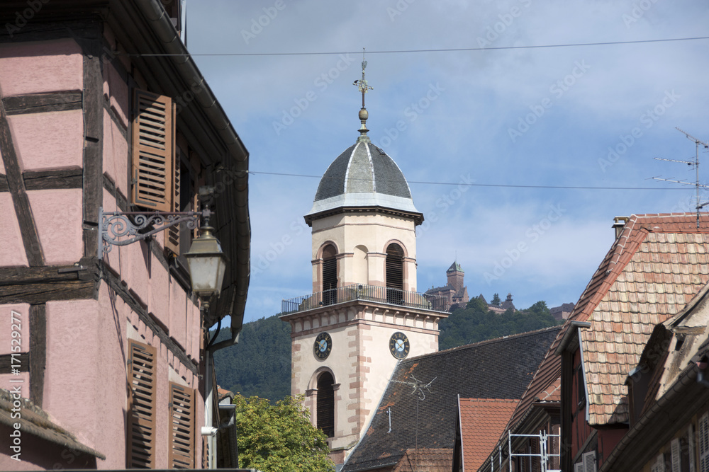 Obraz premium Saint Hippolyte, Alsazia, Francia, Europa