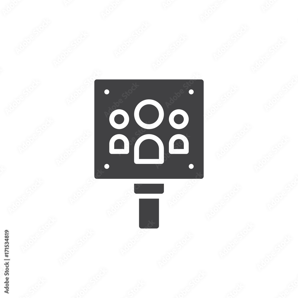 Meeting point icon vector, filled flat sign, solid pictogram isolated on white. Symbol, logo illustration. Meeting point icon vector, filled flat sign, solid pictogram isolated on white. Symbol, logo illustration.