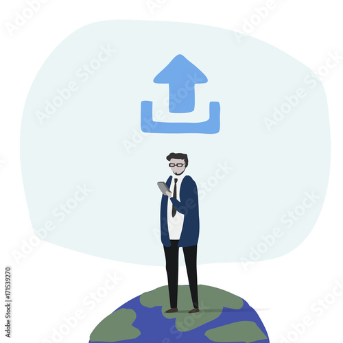 Vector collection of business people