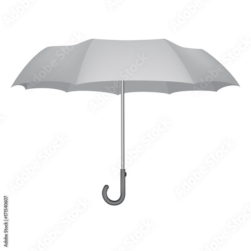 Classic umbrella mockup, realistic style