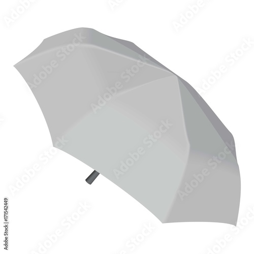 Short umbrella mockup, realistic style
