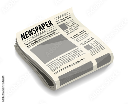 Newspaper vector icon