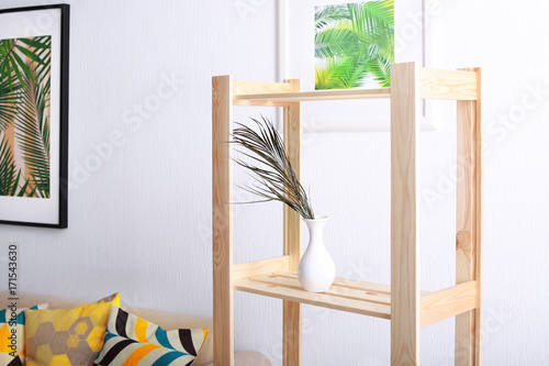 Branch with tropical leaves...