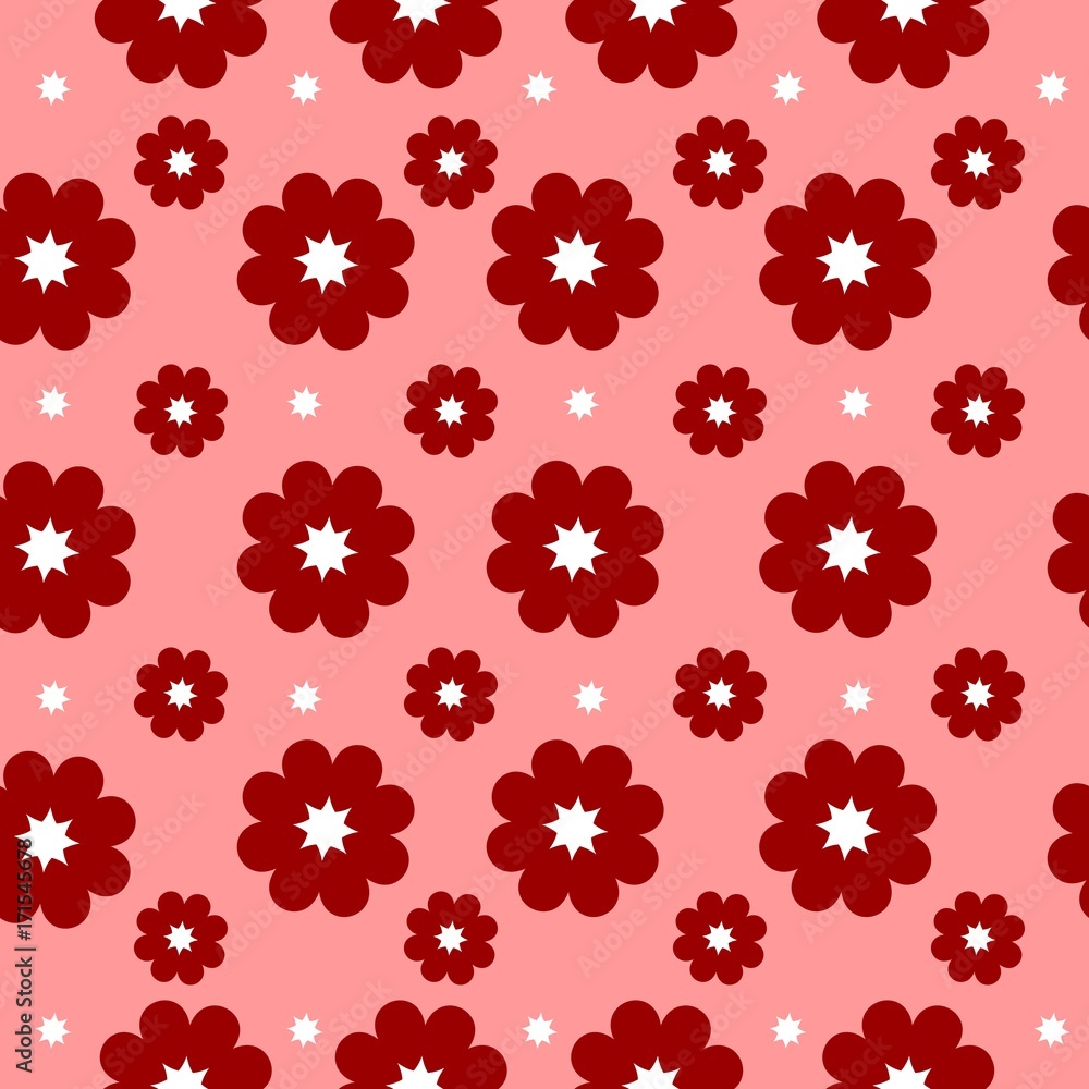 Unique Flower Seamless Pattern Unique Flower Seamless Pattern