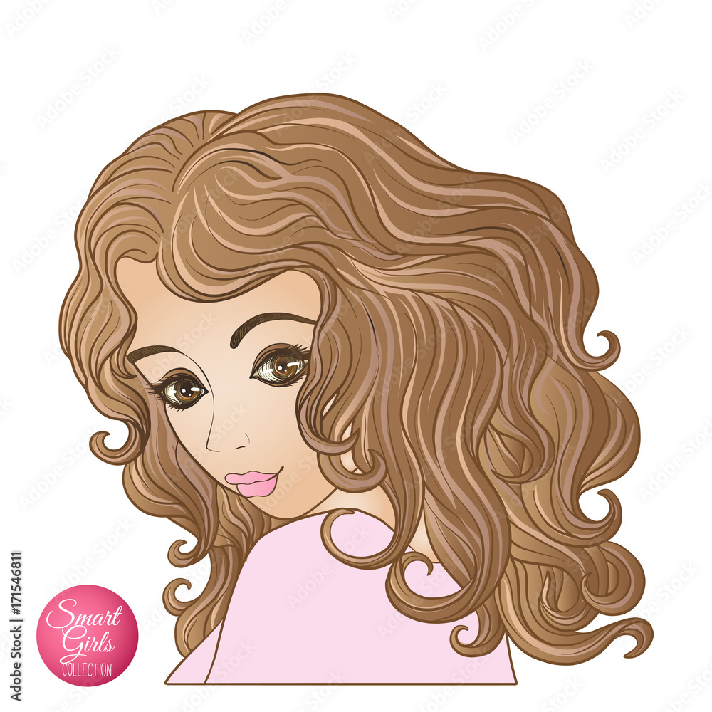 A young beautiful girl. A young beautiful girl.