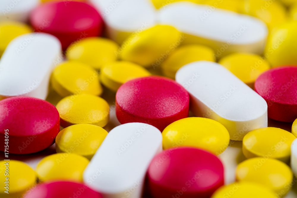 A lot of colorful medication and pills A lot of colorful medication and pills