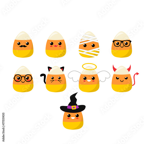corn candy characters